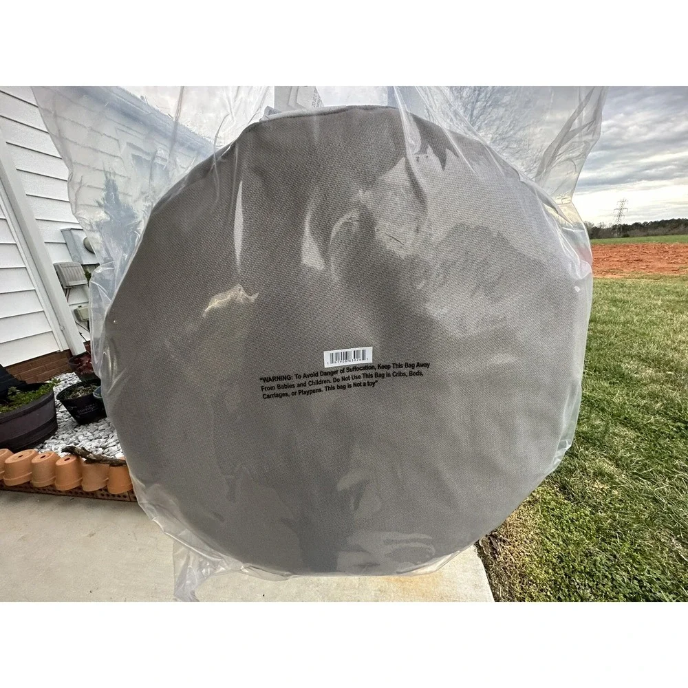 NWT Room Essentials Round Round Toss Pillow size 24